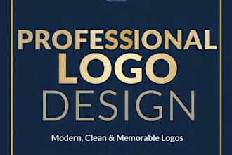 design professional logo for your business and brand