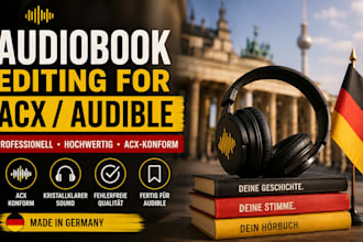 horbuch sprechen oder bearbeiten, mannliche stimme, acx audible fiktion