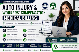do workers comp, auto injury claims follow up, denial appeals and rcm
