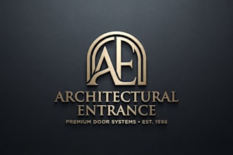 design a premium door brand logo for your business