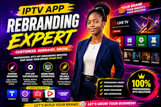 rebrand your tivimate app with admin panel and logo