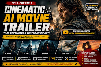 create cinematic ai video  movie trailer using google flow 3