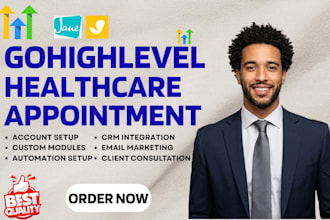 setup gohighlevel healthcare appointment booking patient reminder automation