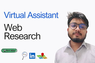 web research and data entry