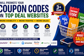 do coupon code submission deals promotion sales promotion on 100 USA deal sites
