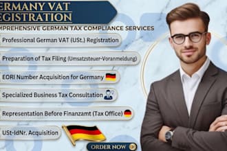 register register german vat id, oss, ioss, elster, amazon fba vat