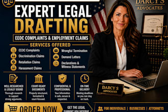draft eeoc complaints, wrongful termination and retaliation claims