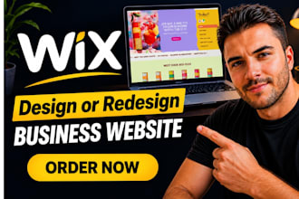 design wix website, redesign wix website hosting setup and design wix website