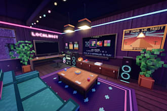 build interactive vrchat world vrc world vrc map 3d game environment metaverse