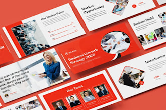 design a professional investor pitch deck