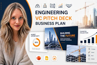 engineering presentation, construction business plan, vc pitch deck design