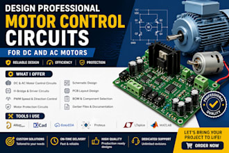 design advanced motor control circuits for dc and ac motors with protection pcbs