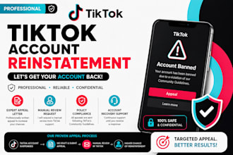 do tiktok shop reinstatement, tiktok deactivated and tiktok suspension account
