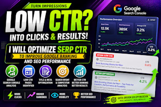 boost google ranking, organic traffic with serp CTR