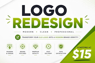 get yours brand logo redesigned