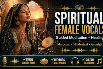sing guided meditation, moroccan spiritual, hindustani classical, amazigh music