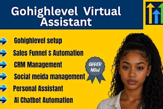 be personal executive admin gohighlevel virtual assistant social media ghl VA ai
