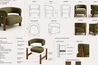 design professional 3d cad furniture, bed, sofa, mattress and chair models