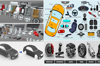 design 3d cad models for vehicle components rc cars and car accessories stl file