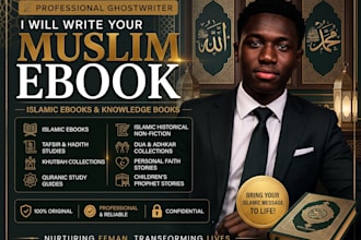 ghostwrite your islamic ebook and muslim devotional