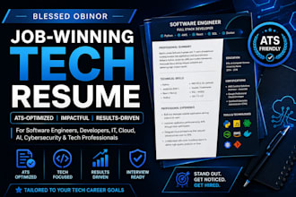 write a job winning tech resume