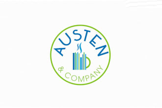 design cool tea coffee bookstore logo