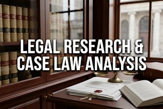 provide legal consultation, research and case law analysis