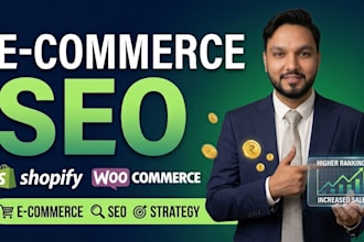 ecommerce SEO for shopify and woocommerce store