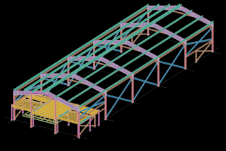 create tekla3d steel model and fabrication drawings