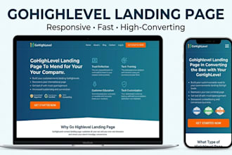 design ghl landing page sales page ghl funnel page ghl squeeze page ghl opt in