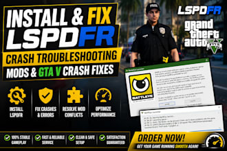 install and fix lspdfr with crash troubleshooting mods and fix gta v crashes