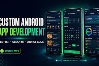 develop custom android apps using flutter