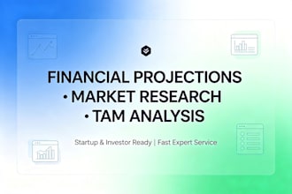 do startups financial projections and market research and tam analysis
