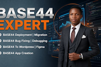 base44 bug fixing base44 replit base44  base44 expert base44 web app deployment
