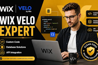 be your wix velo developer for wix custom code database and wix api integration