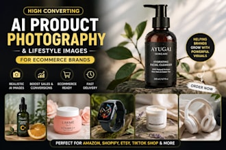 create converting ai product photography lifestyle images for ecommerce brands
