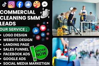 be your commercial cleaning social media marketing manager cleaning leads
