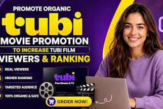 do organic tubi film promotion, tubi movie increase tubi viewers and ranking