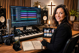 create custom christian music for bible shorts reels and tiktok videos