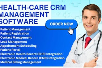 set up a healthcare crm salesforce health cloud epic hubspot CRM zoho CRM tebra