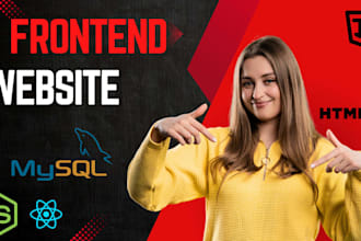 do frontend website  design