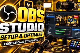 setup and optimize obs studio for professional streaming