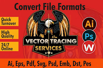 convert image to vector, logo to vector quickly