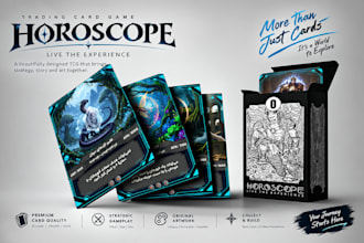 design tcg pokémon playing cards, ccg trading cards and board game