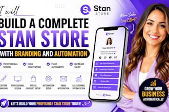 build a complete stan store with branding and automation