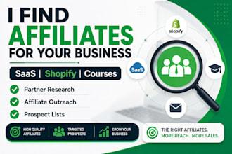 recruit affiliates for your saas, course, or shopify affiliate program