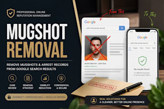 help remove mugshots and arrest records from google search results