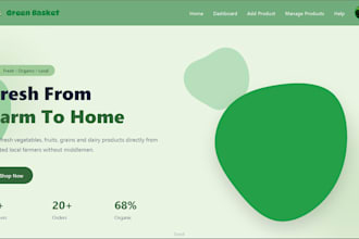 develop a custom responsive portfolio website