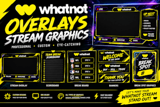design custom team boards and break spot graphics for card