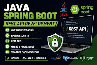 develop secure java spring boot rest apis with jwt authentication